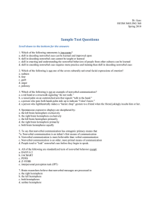 Sample Midterm Questions