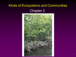 KINDS OF ECOSYSTEMS AND COMMUNITIES