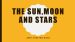 The sun,moon and stars