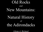 Adirondacks - Old Rocks, New Mountains