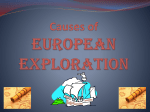 Causes of European Exploration
