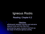 Igneous Rocks - Aspen High School