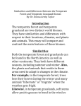 Similarities and Differences Between the Temperate Forest and