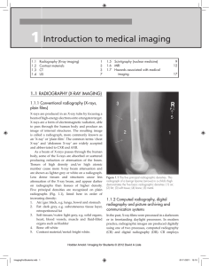 1 Introduction to medical imaging