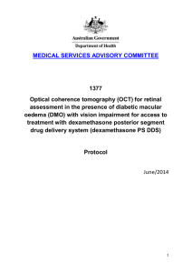Final Protocol - Word 860 KB - Medical Services Advisory Committee