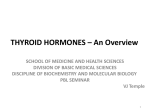 THYROID HORMONES – An Overview