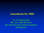 4 MB - MRI anaesthesia - Anesthesia Slides, Presentations and