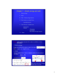 Chapter 7 – Kinetic energy and work