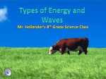 Types of Energy and Waves - Reading Community Schools