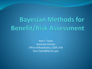 Bayesian approach for benefit