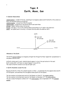 Topic 4: Earth-Moon-Sun