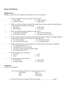 Energy Web Review File - Oakland Schools Moodle