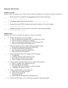 Endocrine Web Practice - Oakland Schools Moodle