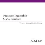 Pressure Injectable Central Venous Catheter (CVC)