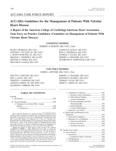 ACC/AHA Guidelines for the Management of Patients With Valvular