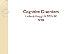 Cognitive Disorders