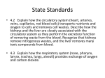 Explain how the circulatory system (heart, arteries, veins, capillaries