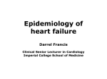 Epidemiology of heart failure
