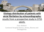 Etiology distribution of patients with atrial fibrilation by