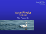 Wave Physics PHYS2023