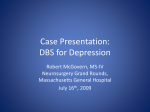 Case Presentation: DBS for Depression