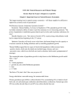 ECO 424: Natural Resources and Climate Change Review Sheet for