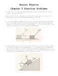 Honors Physics Chapter 5 Practice Problems