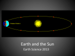 Earth And the Sun