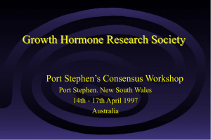 The Growth Hormone Research Society