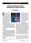 Diastolic Dysfunction and Its Management in Elderly Patients