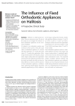 The Influence of Fixed Orthodontic Appliances on Halitosis