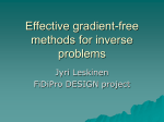 Developing Effective Gradient-Free Methods for Inverse Problems