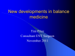 New developments in balance medicine