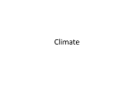 Climate Notes