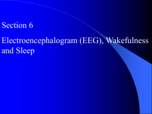 nervous system part 6 EEG, walkfulness and sleep
