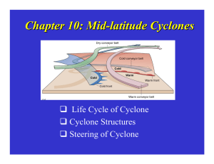 Chapter 10: Mid-latitude Cyclones