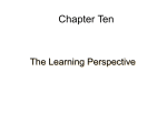 The Learning Perspective