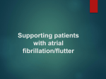 Supporting patients with atrial fibrillation/flutter