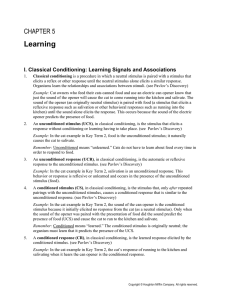 Chapter Outline - Cengage Learning