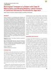 Nonsurgical Treatment of a Patient with Class III