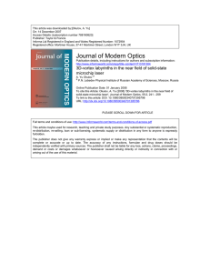 Journal of Modern Optics