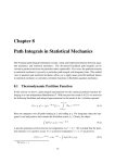 Chapter 8 Path Integrals in Statistical Mechanics