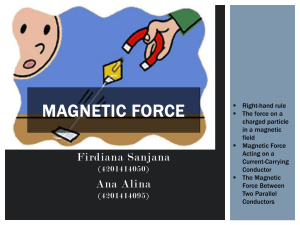 Magnetic Force - WordPress.com