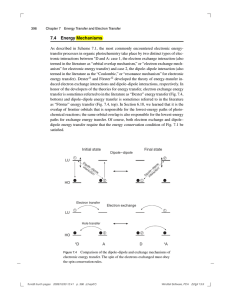 7.4 Energy Mechanisms