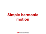 Simple harmonic motion
