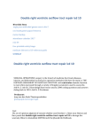 Double right ventricle outflow tract repair icd 10