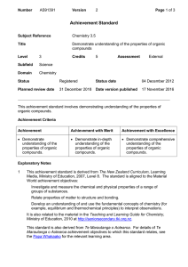 91391 Demonstrate understanding of the properties of organic