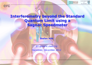 Interferometry beyond the Standard Quantum Limit using a Sagnac