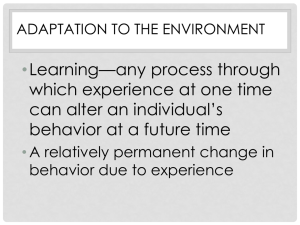 Classical Conditioning - AP Psychology-NWHS