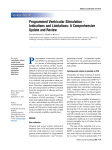 Programmed Ventricular Stimulation - Indications and Limitations: A